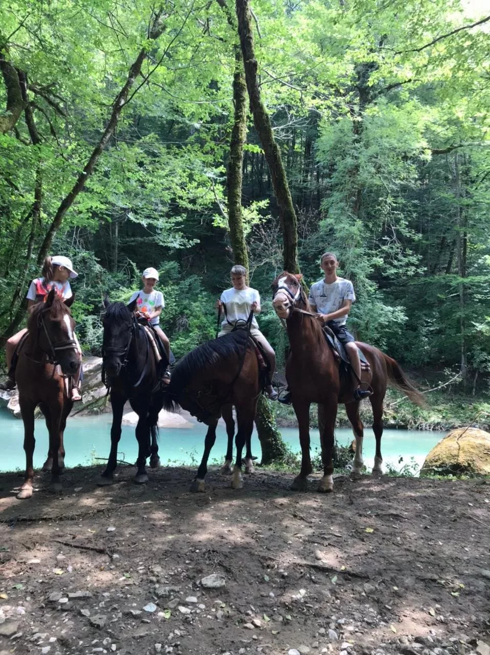 Прогулка на лошадях